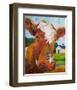 Contented Cattle I-null-Framed Art Print