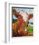 Contented Cattle I-null-Framed Art Print