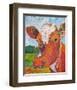 Contented Cattle II-null-Framed Art Print