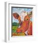 Contented Cattle II-null-Framed Art Print