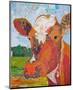 Contented Cattle II-null-Mounted Art Print