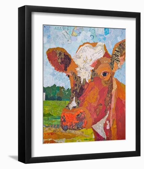 Contented Cattle II-null-Framed Art Print