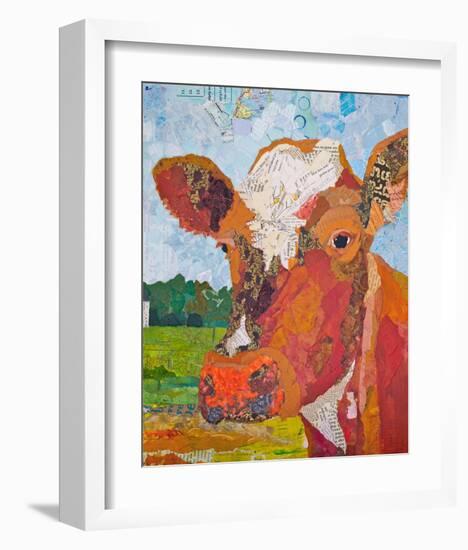 Contented Cattle II-null-Framed Art Print