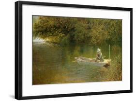 Contentment, a Corner of a Norfolk Broad-George Parsons Norman-Framed Giclee Print