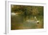 Contentment, a Corner of a Norfolk Broad-George Parsons Norman-Framed Giclee Print