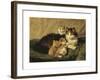 Contentment-Henriette Ronner-Knip-Framed Premium Giclee Print