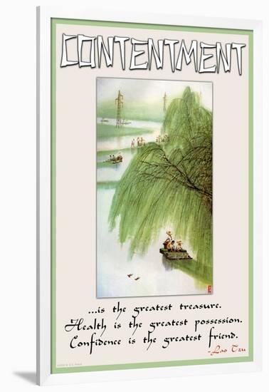 Contentment-null-Framed Art Print