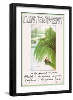 Contentment-null-Framed Art Print