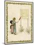 Contents Page Design, a Day in a Child's Life-Kate Greenaway-Mounted Art Print