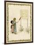 Contents Page Design, a Day in a Child's Life-Kate Greenaway-Framed Art Print