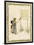 Contents Page Design, a Day in a Child's Life-Kate Greenaway-Framed Art Print