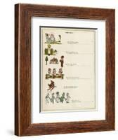 Contents Page, under the Window-Kate Greenaway-Framed Art Print