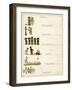 Contents Page, under the Window-Kate Greenaway-Framed Art Print