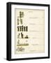 Contents Page, under the Window-Kate Greenaway-Framed Art Print