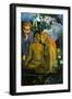 Contes Barbares, or Barbaric Tales, Dutch Artist Jacob Meyer De Haan and Two Polynesian Women, 1902-Paul Gauguin-Framed Giclee Print