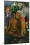 Contes Barbares; Two Young Tahitian Women and a Fairytale-Devil-Paul Gauguin-Mounted Giclee Print