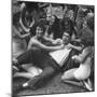 Contest Judge Ken Murray Being Wrestled to the Ground by Contestants in Beauty Pageant-Peter Stackpole-Mounted Photographic Print