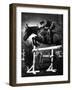 Contestant Jumping at the National Horse Show at Madison Square Garden-Gjon Mili-Framed Photographic Print