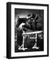 Contestant Jumping at the National Horse Show at Madison Square Garden-Gjon Mili-Framed Photographic Print