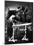 Contestant Jumping at the National Horse Show at Madison Square Garden-Gjon Mili-Mounted Photographic Print