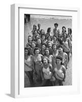 Contestants at the Atlantic City Beauty Contest-Peter Stackpole-Framed Photographic Print