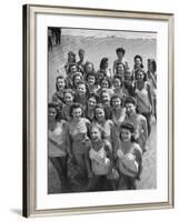 Contestants at the Atlantic City Beauty Contest-Peter Stackpole-Framed Photographic Print