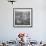 Contestants in the 1948 Tour De France Parade up the Champs Elysees-null-Framed Photographic Print displayed on a wall