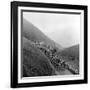Contestants in the Grueling Tour De France are Seen on Their Way to the Mente Pass-null-Framed Photographic Print