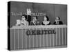 Contestants on TV Quiz Show "To Tell the Truth"-Peter Stackpole-Stretched Canvas