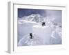 Contimplating the Route, Khumbu Ice Fall-Michael Brown-Framed Premium Photographic Print