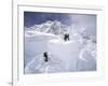 Contimplating the Route, Khumbu Ice Fall-Michael Brown-Framed Premium Photographic Print