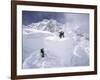 Contimplating the Route, Khumbu Ice Fall-Michael Brown-Framed Premium Photographic Print