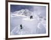 Contimplating the Route, Khumbu Ice Fall-Michael Brown-Framed Premium Photographic Print