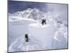 Contimplating the Route, Khumbu Ice Fall-Michael Brown-Mounted Photographic Print