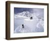 Contimplating the Route, Khumbu Ice Fall-Michael Brown-Framed Photographic Print