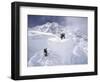 Contimplating the Route, Khumbu Ice Fall-Michael Brown-Framed Photographic Print