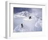 Contimplating the Route, Khumbu Ice Fall-Michael Brown-Framed Photographic Print