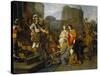 Continence of Scipio, 1650-55-Gerbrandt Van Den Eeckhout-Stretched Canvas