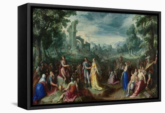 Continence of Scipio, Karel Van Mander-Karel Van Mander-Framed Stretched Canvas