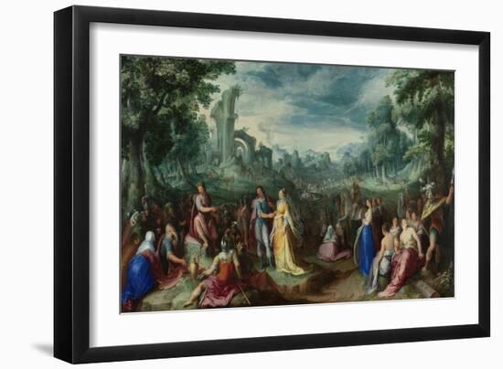 Continence of Scipio, Karel Van Mander-Karel Van Mander-Framed Art Print