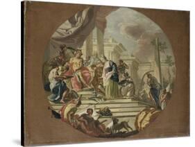 Continence of Scipio-Giacinto Diana-Stretched Canvas