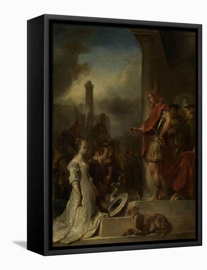 Continence of Scipio-Jan Van Noordt-Framed Stretched Canvas