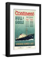 Continent, Hull, Goole-null-Framed Art Print