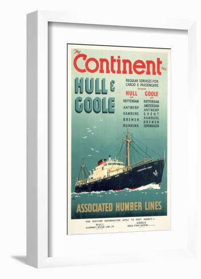 Continent, Hull, Goole-null-Framed Art Print