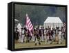 Continental Army Muster Reenactment at Yorktown Battlefield, Virginia-null-Framed Stretched Canvas