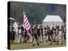 Continental Army Muster Reenactment at Yorktown Battlefield, Virginia-null-Stretched Canvas