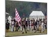 Continental Army Muster Reenactment at Yorktown Battlefield, Virginia-null-Mounted Photographic Print