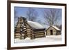 Continental Army Soldiers' Cabins Reconstructed at Valley Forge Winter Camp, Pennsylvania-null-Framed Giclee Print