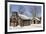 Continental Army Soldiers' Cabins Reconstructed at Valley Forge Winter Camp, Pennsylvania-null-Framed Giclee Print