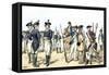 Continental Army Uniforms, 1775-1783, during the Revolutionary War-null-Framed Stretched Canvas